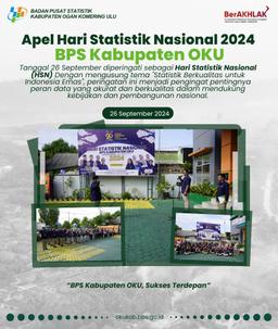 National Statistics Day 2024  OKU Regency BPS