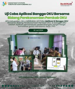 Trial of the Proud OKU Together Application OKU Regency Government Economic Sector