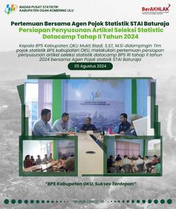 Rapat Persiapan Seleksi Statistic Datacamp Tahap II Agen Pojok statistik STAI Baturaja