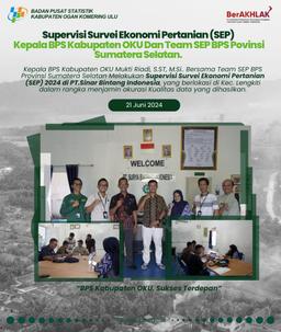 Supervisi Survei Ekonomi Pertanian (SEP) Perkebunan PT.Surya Bintang Indonesia