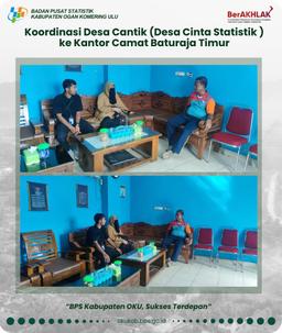 Coordination of Desa Cantik 2024 with Secretary of East Baturaja District Cam