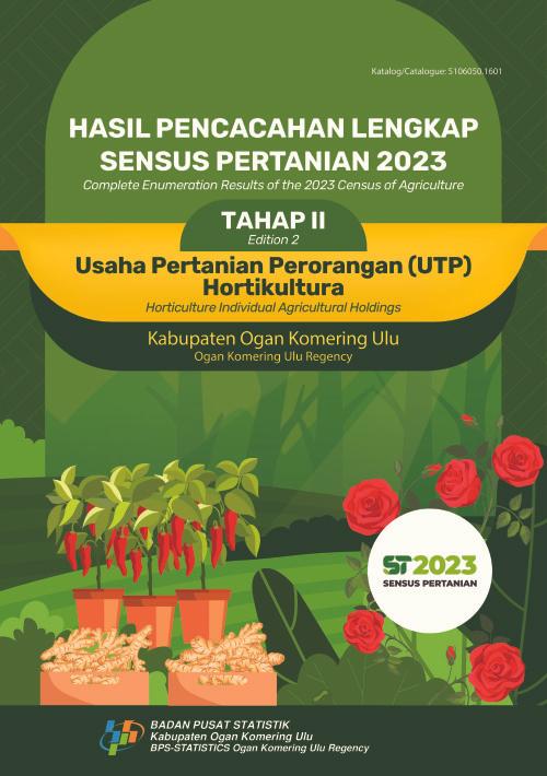 Complete Enumeration Results of the 2023 Census of Agriculture - Edition 2 Horticulture Individual Agricultural Holdings Ogan Komering Ulu Regency