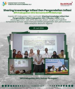 Sharing knowledge Pengendalian Inflasi Kabupaten OKU TW I 2024 Bersama KPPN Baturaja