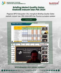 Briefing Materi Quality Gates Statistik Industri dan PEK 2024