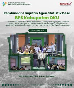 Pembinaan Lanjutan Agen statistik Kecamatan semidang aji,Lengkiti, Lubuk Batang