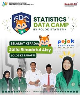 Agen Statistik STAI Baturaja Lolos Statistik Datacamp 2024 Tahap II Nasional