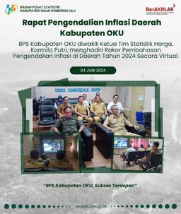 Rapat Pengendalian Inflasi Daerah Kabupaten OKU minggu ke 1 juni 2024