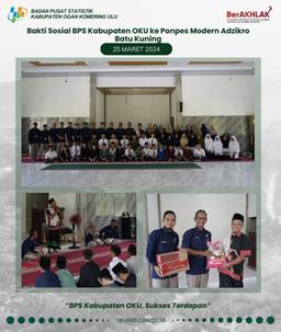 OKU Regency BPS Social Service to Adzikro Modern Islamic Boarding School