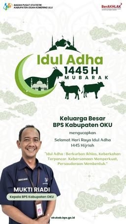 Selamat Hari Raya Idul Adha 1445 Hijriah.