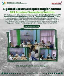 Ngobrol Bersama Kepala Bagian Umum BPS Provinsi Sumatera Selatan