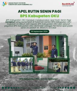 Apel Rutin Senin Pagi BPS Kabupaten OKU (Arsipku) Minggu Ke-2 September 2024