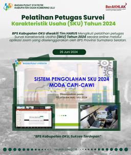 Pelatihan Petugas Survei  Karakteristik Usaha (SKU) Tahun 2024