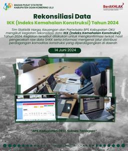 Rekonsiliasi Data IKK (Indeks Kemahalan Konstruksi) Tahun 2024