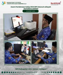 Zoom Pembinaan Sakip 2024 BPS Seluruh Wilyah Sumatera selatan