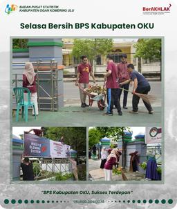 OKU Regency BPS Clean Tuesday