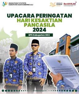 Upacara Peringatan Hari Kesaktian Pancasila BPS Kabupaten OKU 1 Oktober 2024