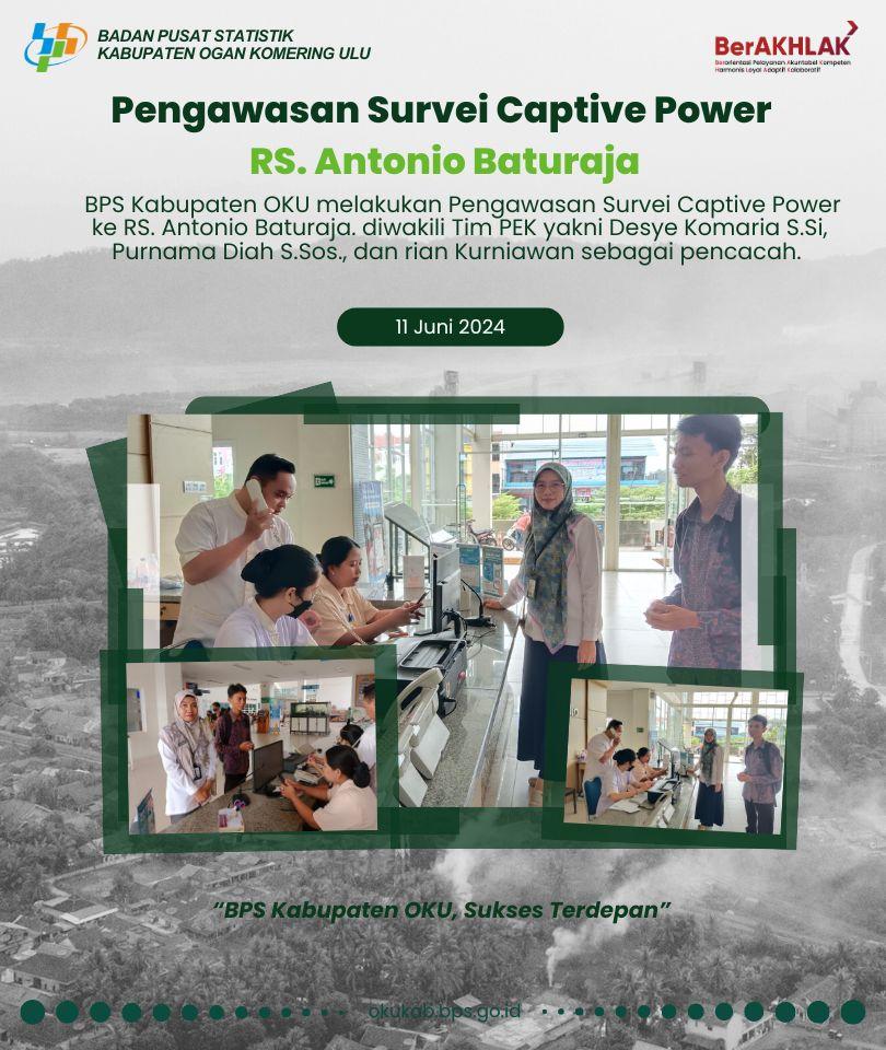 Supervision of Hospital Captive Power Surveys. Antonio Baturaja