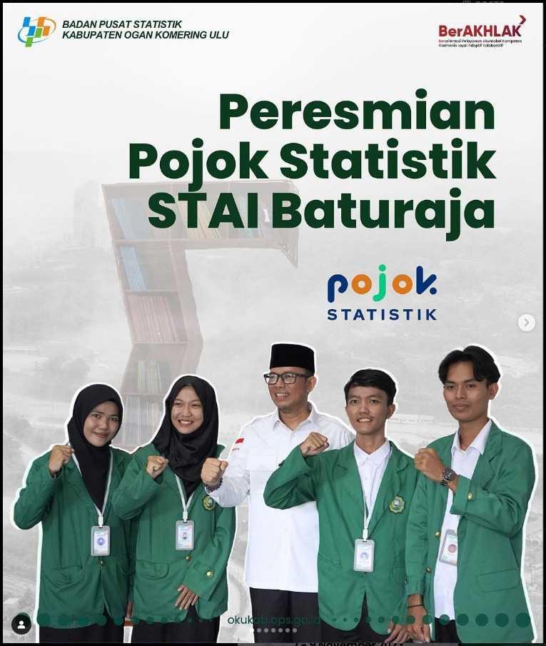 Peresmian Pojok Statistik STAI Baturaja