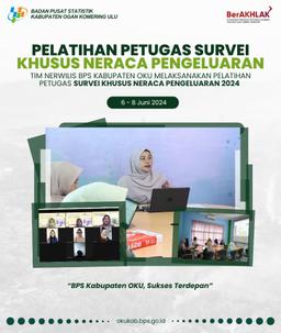 Pelatihan Survei Khusus Tahunan Neraca Pengeluaran BPS Kabupaten OKU 2024